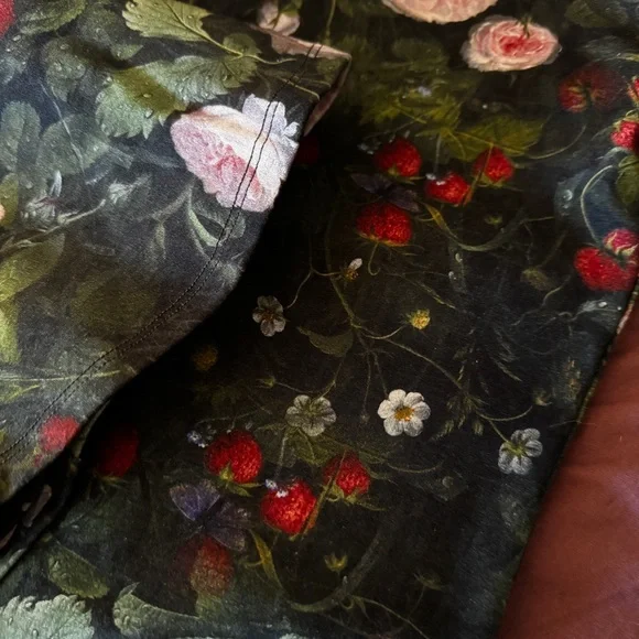 NWT Selkie Candelabra Green Floral Strapless SET SZ L - Picture 7 of 9